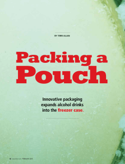 Innovative packaging expands alcohol drinks into the freezer case.