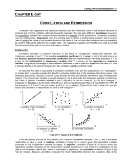 Correlation and Regression - Surgical Critical Care. Net