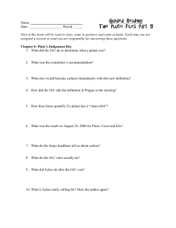 Guided Reading: The Pluto Files Part 5