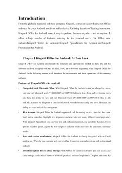 Android Office Manual