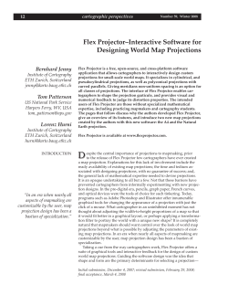 Flex Projector&ndash;Interactive Software for Designing World Map