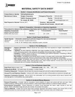 MSDS - Neogen Food Safety
