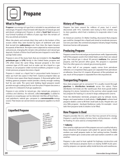 Propane - The NEED Project