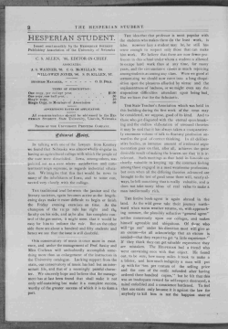 hesperian student. - Nebraska Newspapers