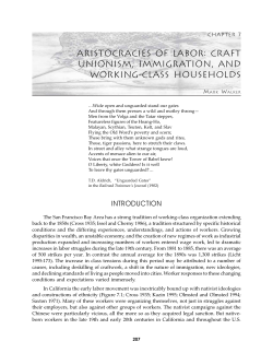 Chapter 7: Aristocracies of Labor