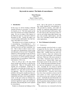 Keywords in context: The limits of concordances