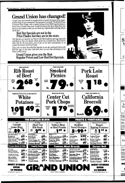 Rib Roast of Beef White Potatoes Center Cut Pork Chops Pork Loin