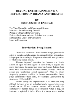 25th Inaugural Lecture - University Of Nigeria Nsukka