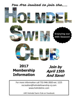 swim club registration packet