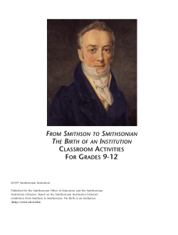 From Smithson to Smithsonian Classroom
