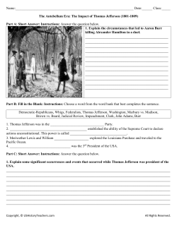 The Antebellum Era: The Impact