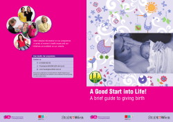 A Good Start into Life!