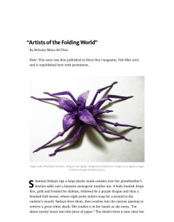Artists of the Folding World