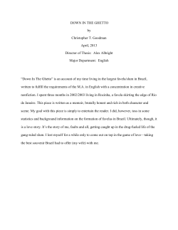 DOWN IN THE GHETTO by