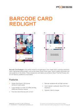 BARCODE CARD REDLIGHT
