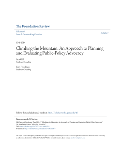 Climbing the Mountain