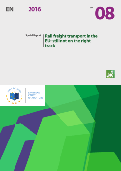 Rail freight transport in the EU: still not on the right track