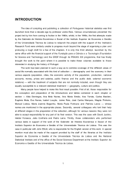 INTRODUCTION - Statistics Portugal