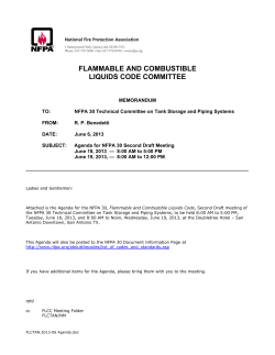flammable and combustible liquids code committee