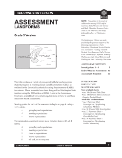 Landforms WA folio.indd - North Thurston Public Schools