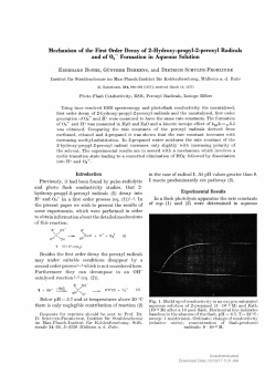 Mechanism of the First Order Decay of 2-Hydroxy