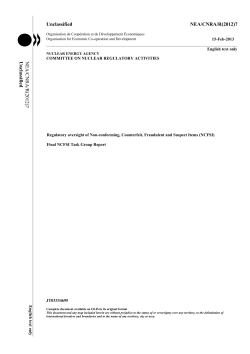 NEA/CNRA/R(2012)7