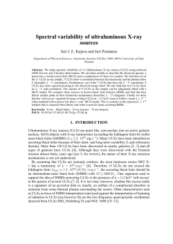 Spectral variability of ultraluminous X