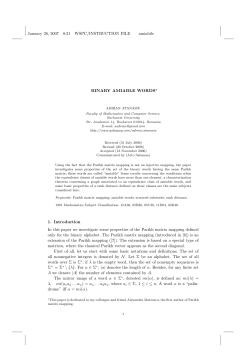 January 26, 2007 8:31 WSPC/INSTRUCTION FILE amiabile
