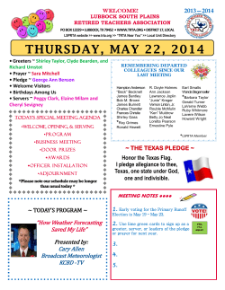 May 2014 Newsletter