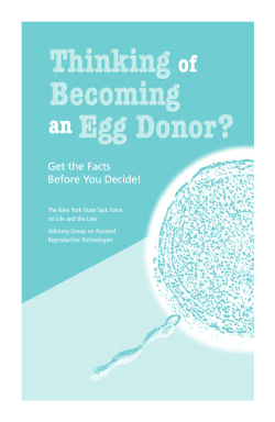 Egg Donor Booklet - Georgia Reproductive Specialists