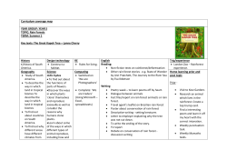 Curriculum coverage map YEAR GROUP: YEAR 5 TOPIC: Rain