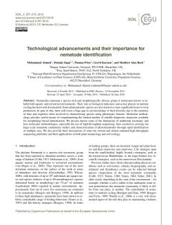 Technological advancements and their importance for