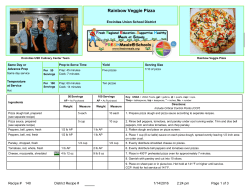 Rainbow Veggie Pizza - californiahealthykids.org
