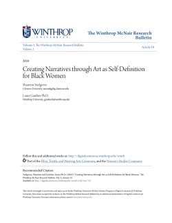 Creating Narratives through Art as Self