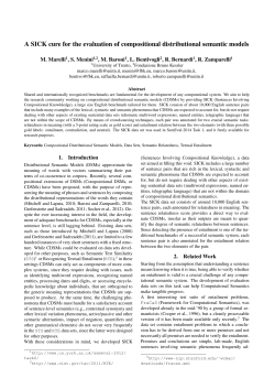 A SICK cure for the evaluation of compositional - clic