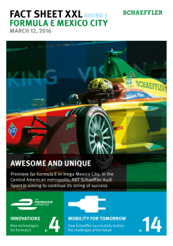 Fact Sheet XXL Formula E Mexico-City