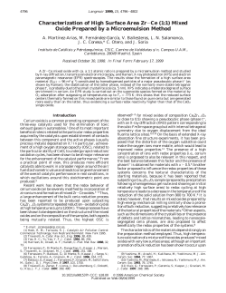 Langmuir 15 (1999) - Instituto de Cat&aacute;lisis y Petroleoqu&iacute;mica