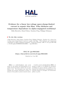 Evidence for a linear low-voltage space-charge-limited current