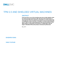 EMC TECHNICAL WHITE PAPER TITLE