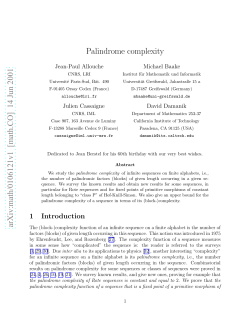 arXiv:math/0106121v1 [math.CO] 14 Jun 2001