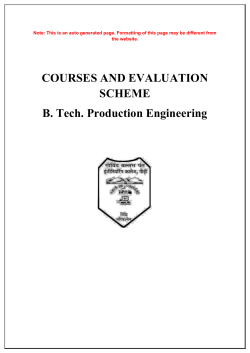syllabus - Govind Ballabh Pant Engineering College