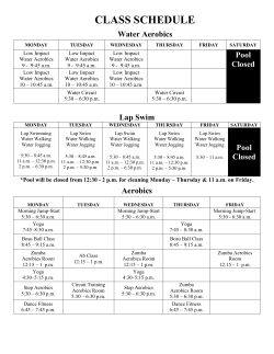 Ada Wellness Center Class Schedule