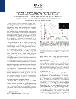 Square Nets of Tellurium: Rare-Earth Dependent Variation in the