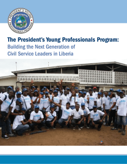 The President`s Young Professionals Program