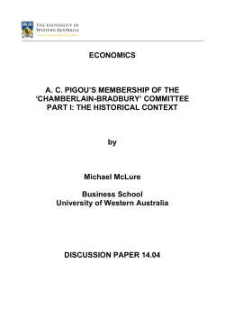 CHAMBERLAIN-BRADBURY - UWA Business School