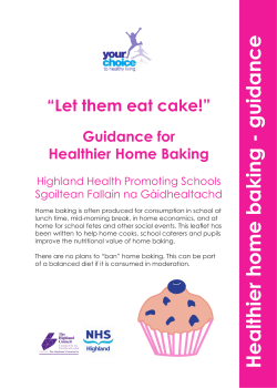 healthier home baking