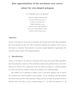 Fast approximation of the maximum area convex subset for