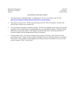 QUESTIONS FOR DISCUSSION