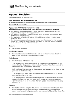(Attachment: 10)Letter - Rose Gardens, Cambridge Road Hitchin