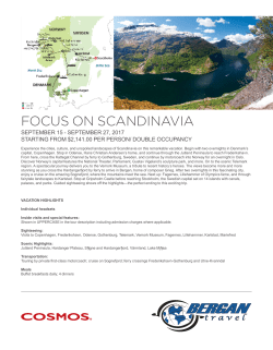 focus on scandinavia